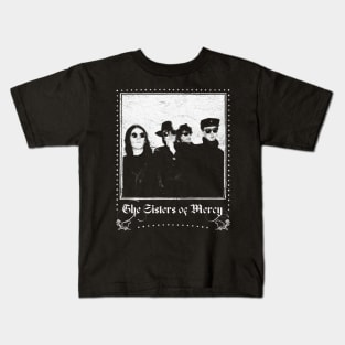 The Sisters Of Mercy /  Gothic Fan Art Design Kids T-Shirt